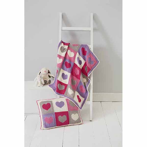king-cole-5734-decken-strickanleitung-bamboo-cotton-dk image 1