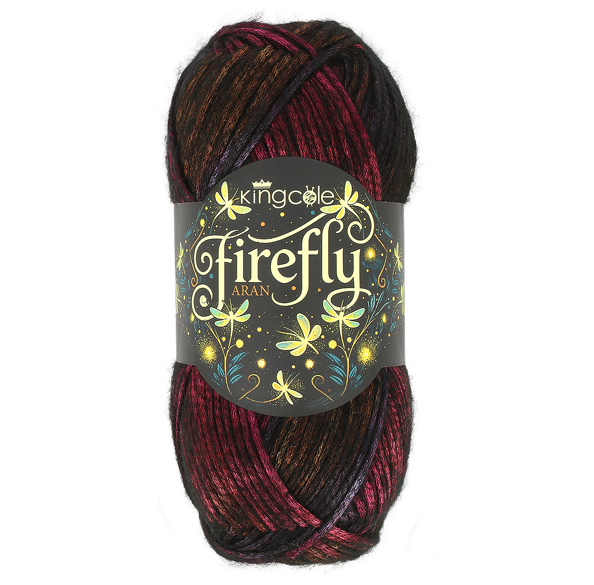 king-cole-firefly-aran-strickgarn-nylon-schimmernd image 1