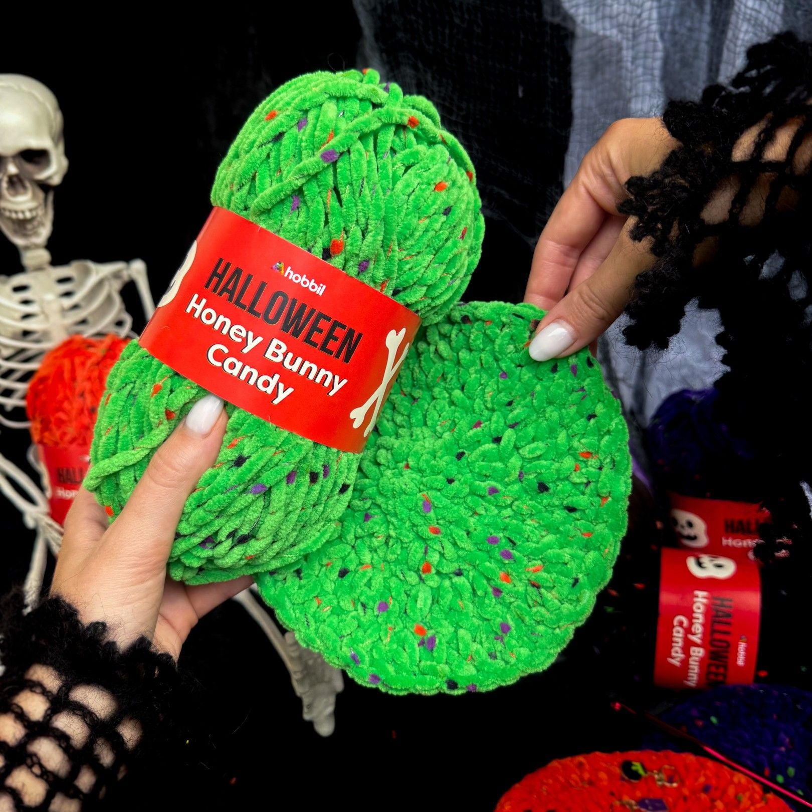hobbii-honey-bunny-candy-halloween-veloursgarn-pumpkin image 8