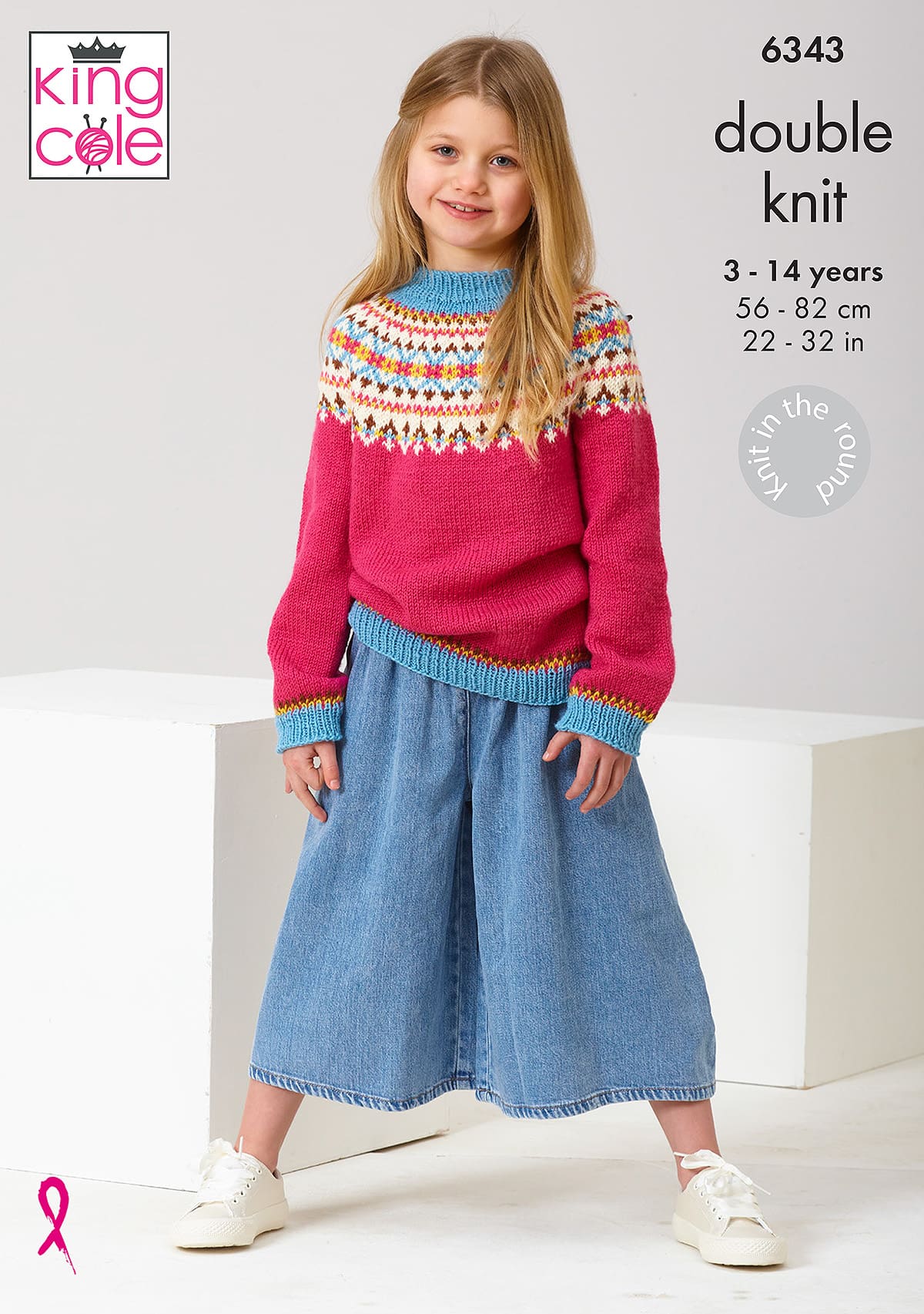 king-cole-6343-merino-blend-dk-strickanleitung-pullover image 1
