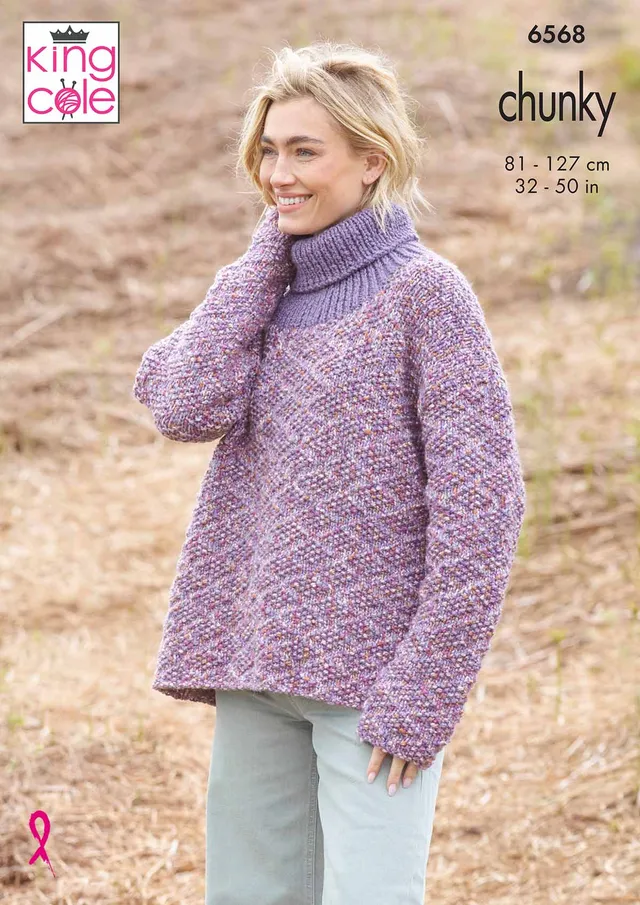 king-cole-6568-pullover-strickanleitung-dalesway-chunky image 1