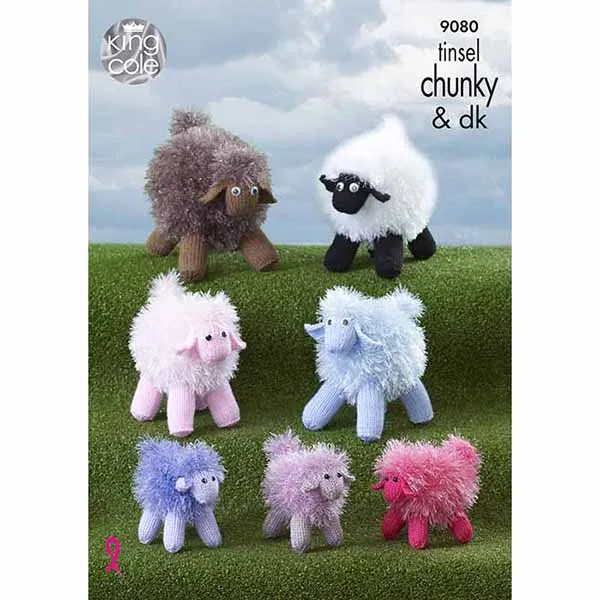 king-cole-9080-strickanleitung-tinsel-schaf-tinsel-chunky image 1