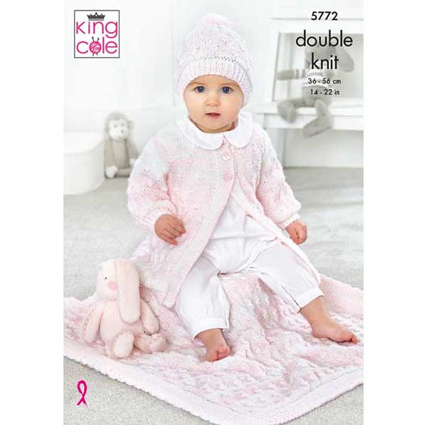 king-cole-5772-baby-set-pure-dk-strickanleitung image 1