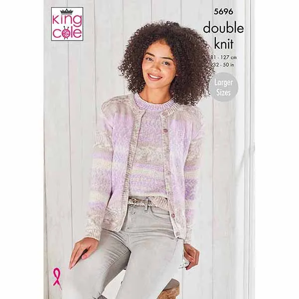 king-cole-5696-strickanleitung-cardigan-pullover-fjord-dk image 1
