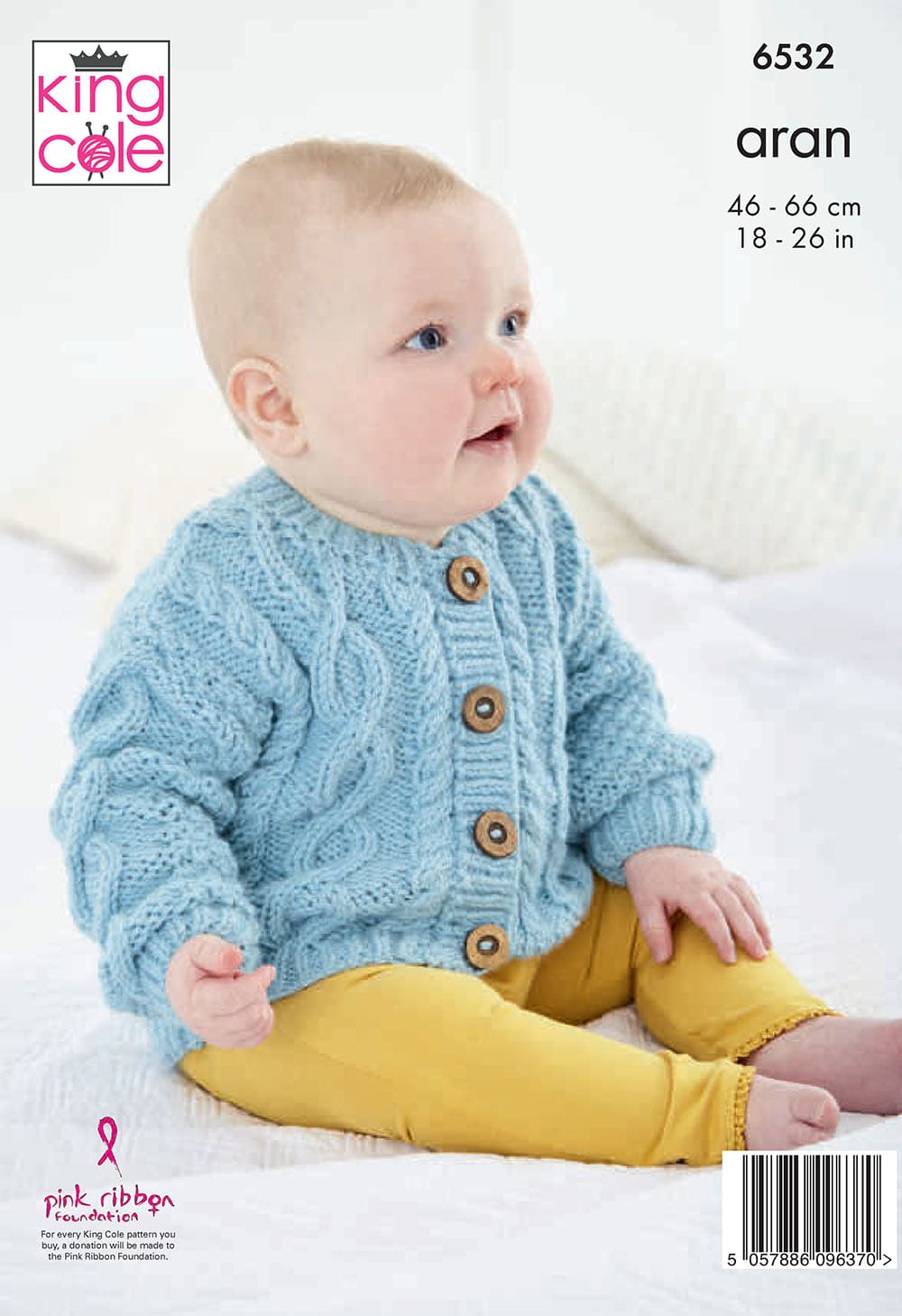 king-cole-p6532-pullover-cardigan-strickanleitung-comfort-aran image 2