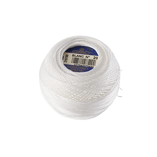 dmc-cordonnet-sp-cial-h-kelgarn-20-g-baumwolle-wei-gl-nzend image 2