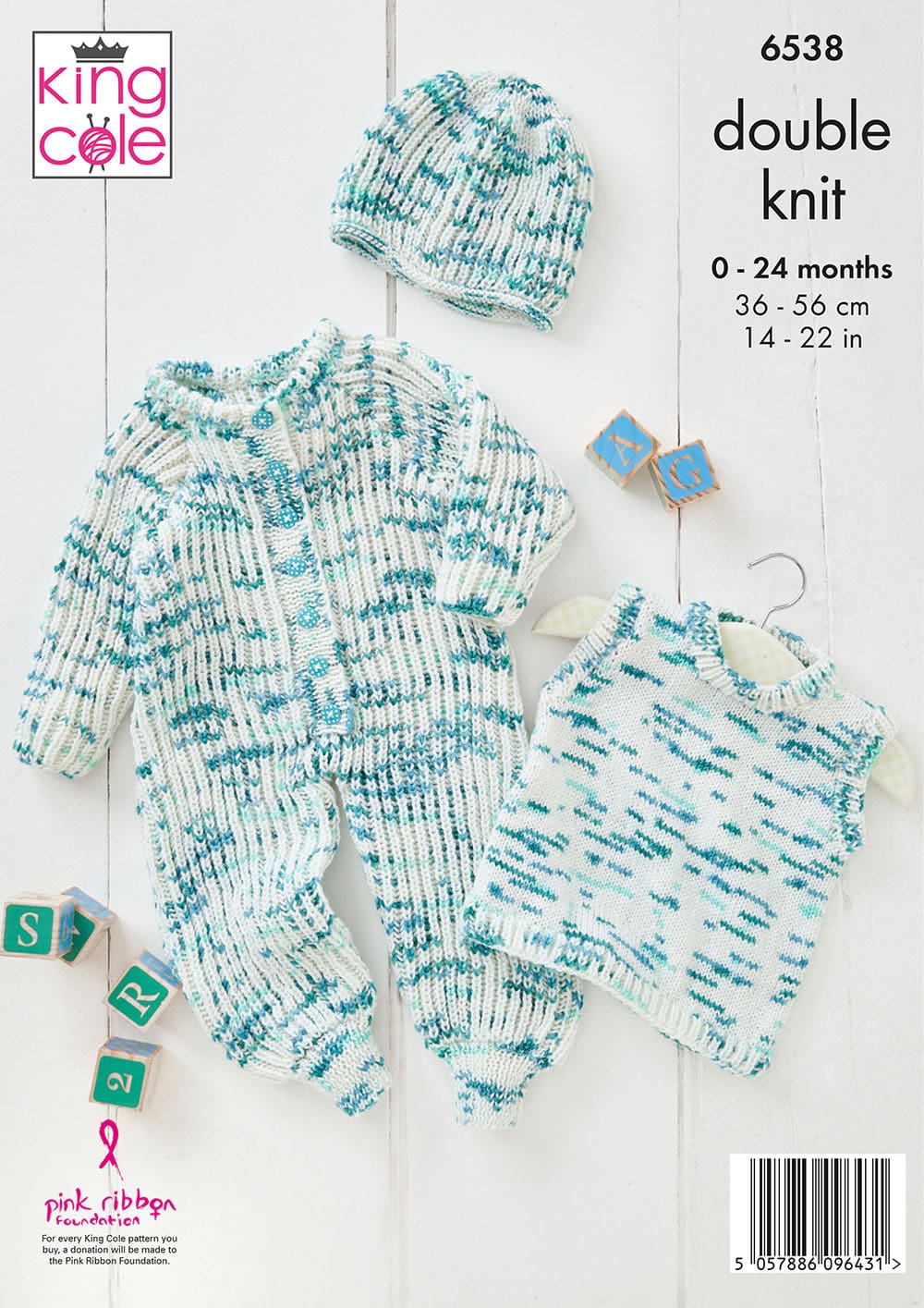 king-cole-patterns-6538-strickanleitung-babyset-dot-dot-dash-dk image 2