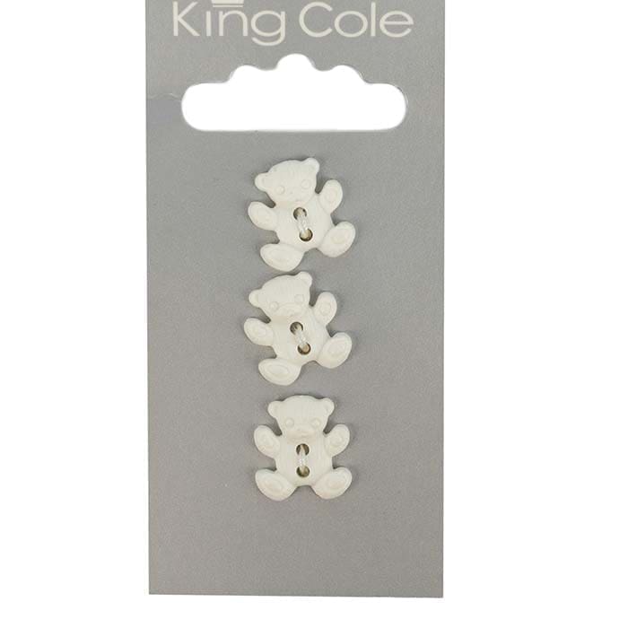 king-cole-haberdashery-teddy-bear-kn-pfe-creme-zum-ann-hen image 1