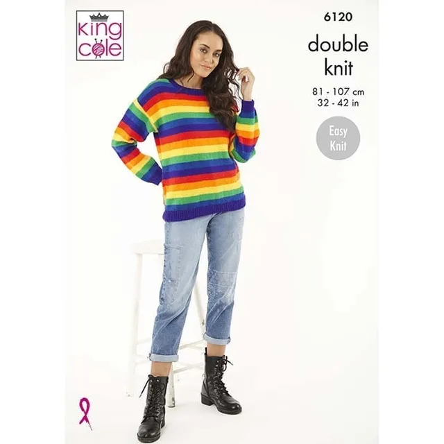 king-cole-6120-pullover-jacke-m-tze-strickanleitung image 1