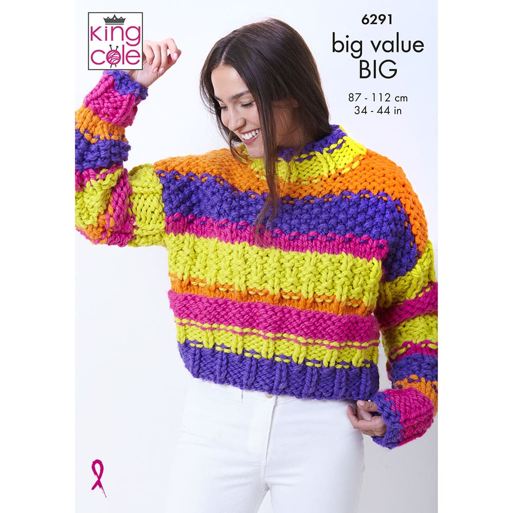 king-cole-6291-strickanleitung-pullover-schal-m-tze-big image 1