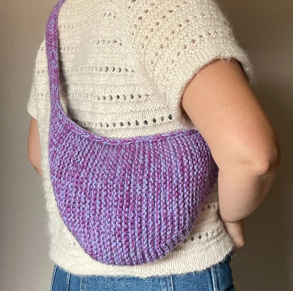 hobbii-ultra-easy-bag-strickanleitung-tasche-one-size-krausrippen image 1