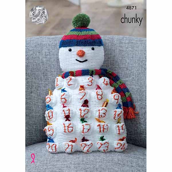 king-cole-patterns-4871-strickanleitung-kissen-chunky image 1