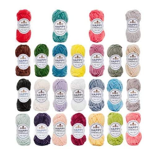 dmc-happy-chenille-pl-schgarn-box-25-minikn-uel image 3
