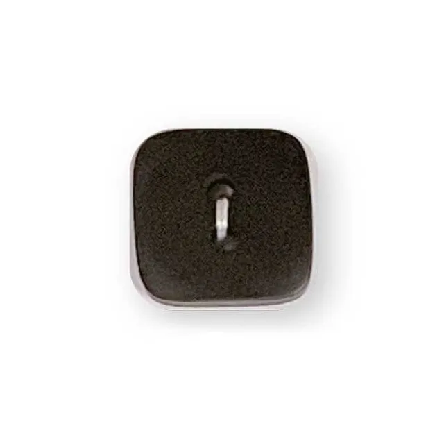 king-cole-haberdashery-square-plain-button-knopf-schwarz-36-ligne image 1