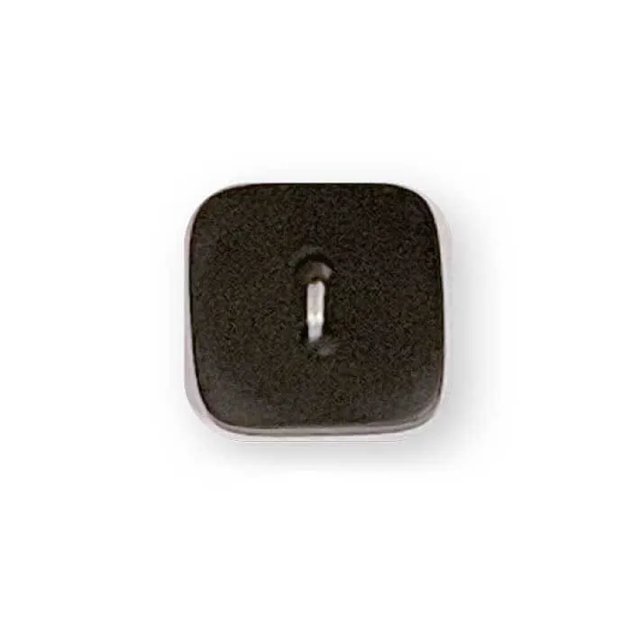 king-cole-haberdashery-square-plain-button-knopf-schwarz-36-ligne image 1