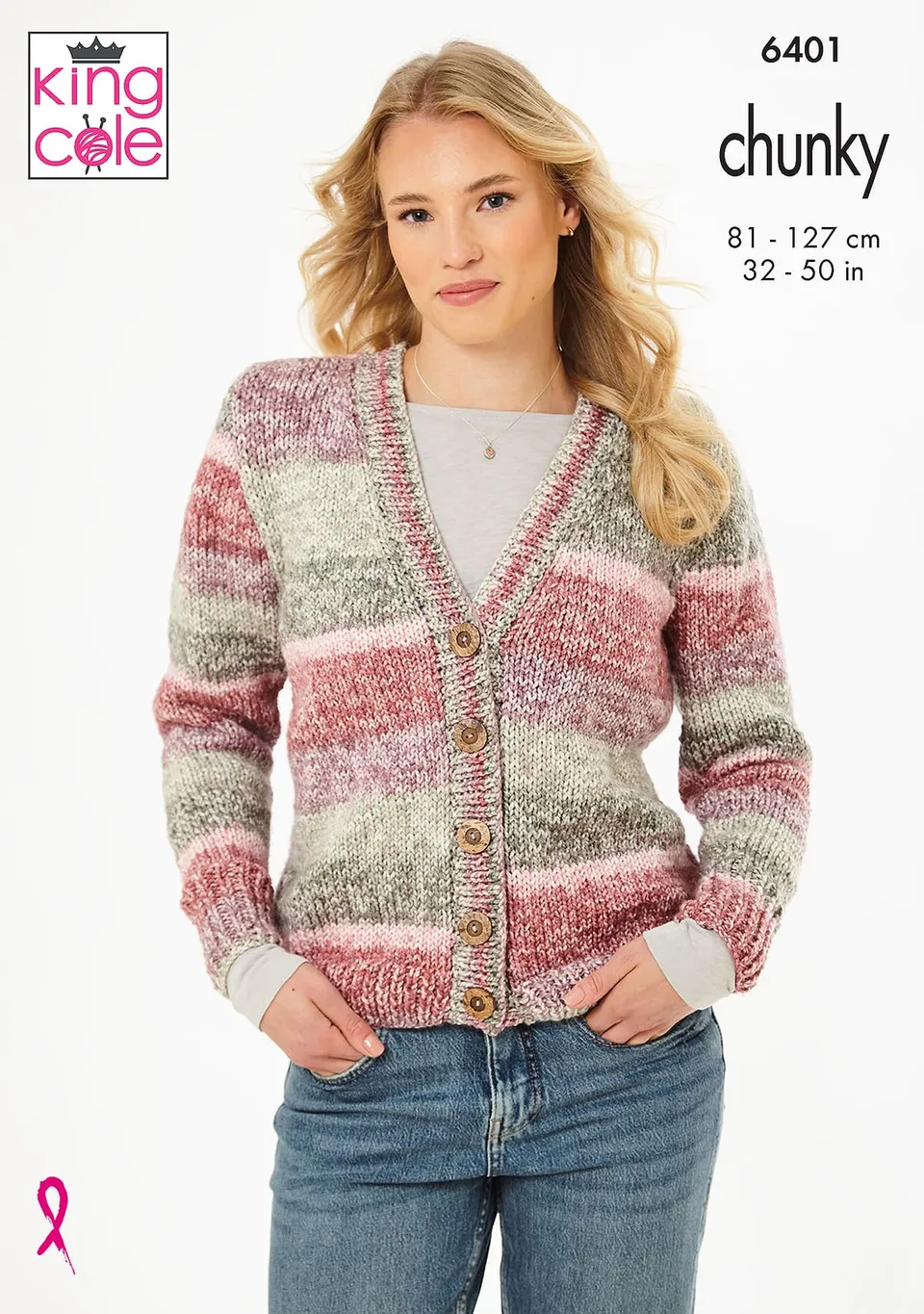 king-cole-patterns-6401-strickanleitung-cardigan-slipover-hedgerow image 1