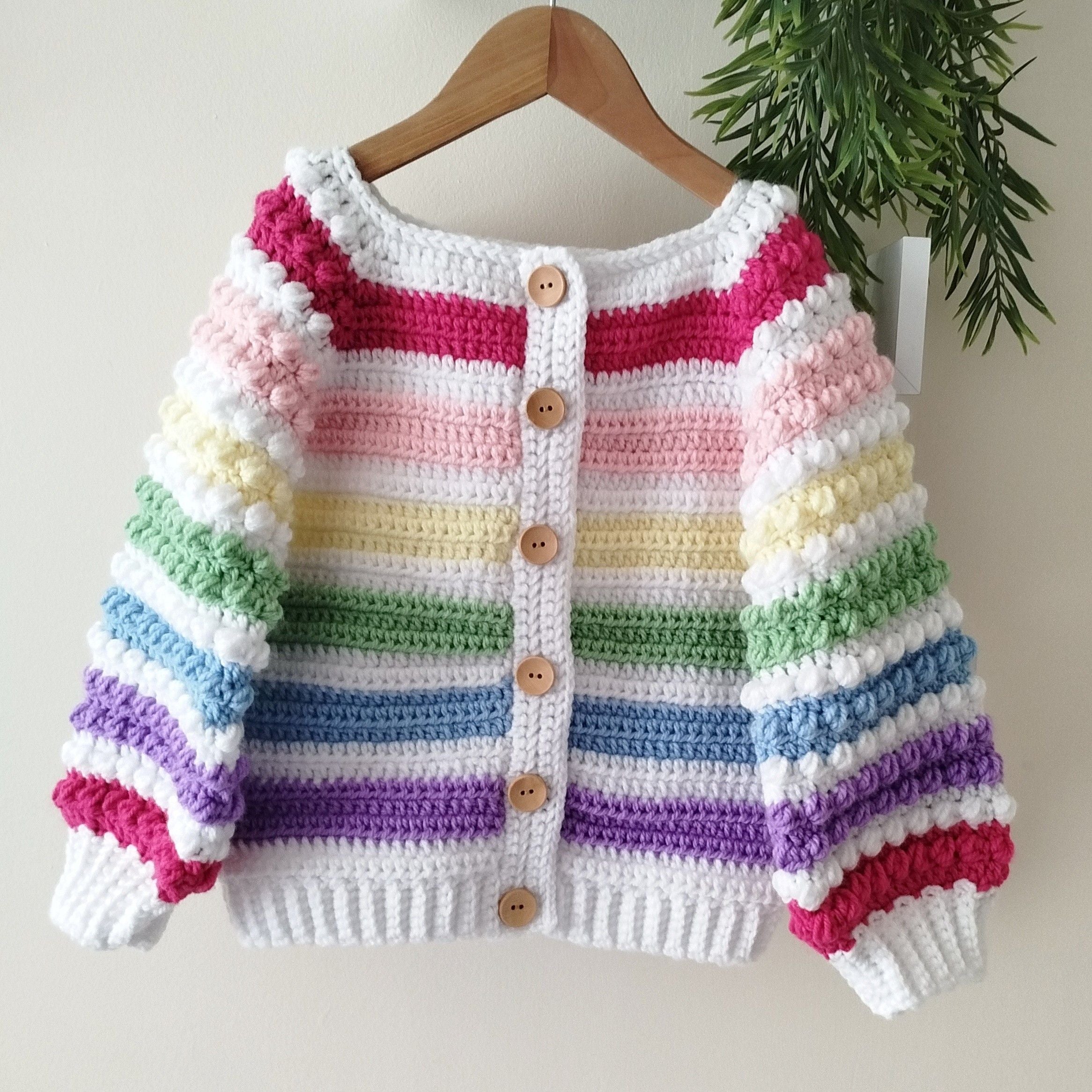 hobbii-spring-berry-h-kelanleitung-kinder-cardigan image 1
