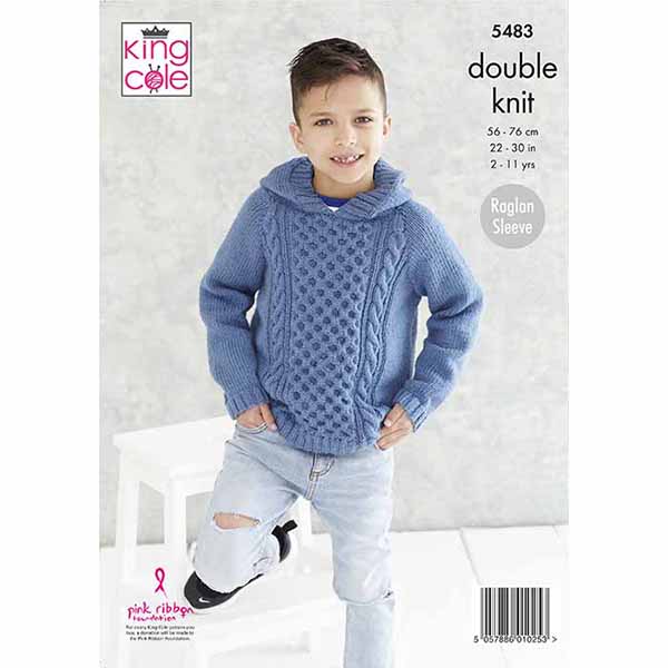 king-cole-patterns-5483-pullover-strickanleitung-subtle-drifter-dk image 2