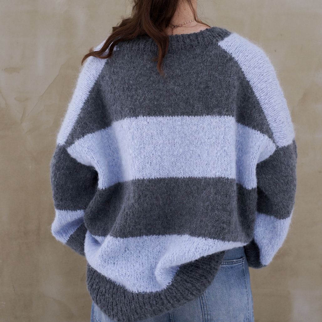 hobbii-cloudy-pullover-strickanleitung-oversize-streifen-gr-1-8 image 7