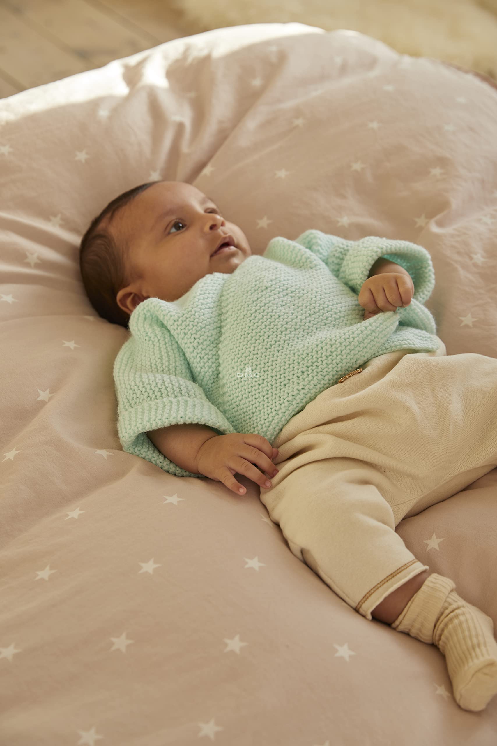 dmc-gift-of-stitch-strickset-baby-cardi-gr-n-0-6-monate image 5