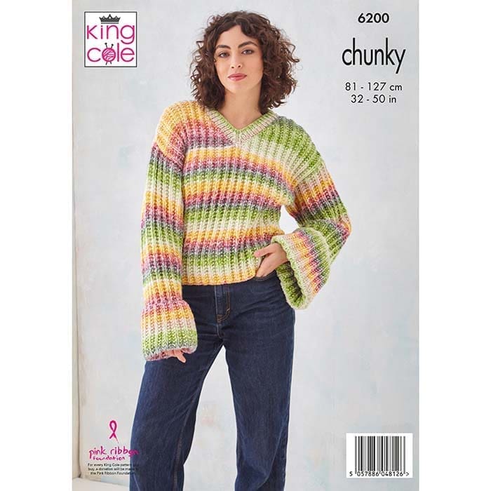 king-cole-6200-strickanleitung-pullover-cardigan-hedgerow image 2