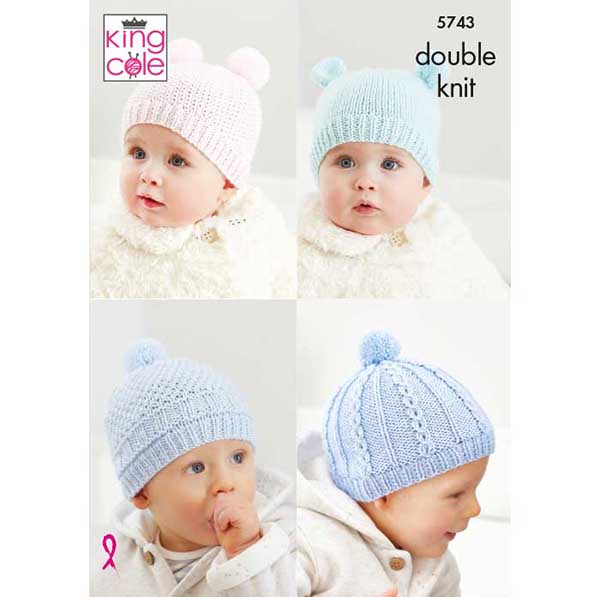 king-cole-patterns-5743-strickanleitung-m-tzen-handschuhe-dk image 1