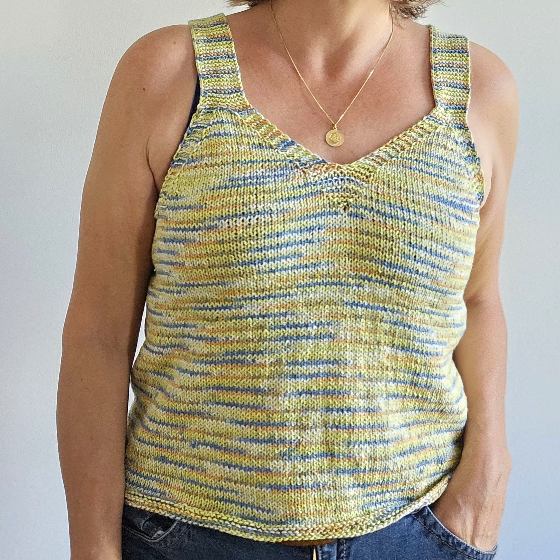 hobbii-sommerprint-strickanleitung-top-s-xxl-cotton-silk image 2