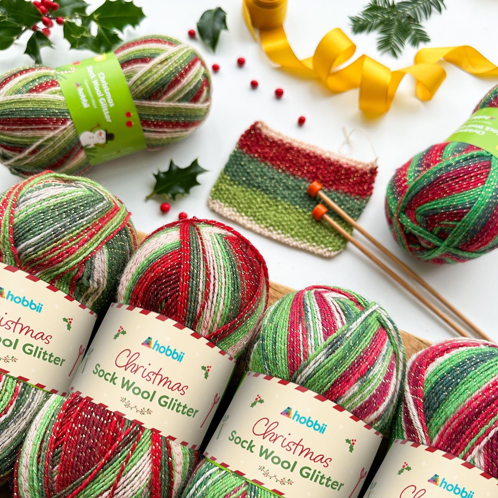 hobbii-christmas-sock-wool-glitter-sockenwolle-rudolph-01-glitzer image 6