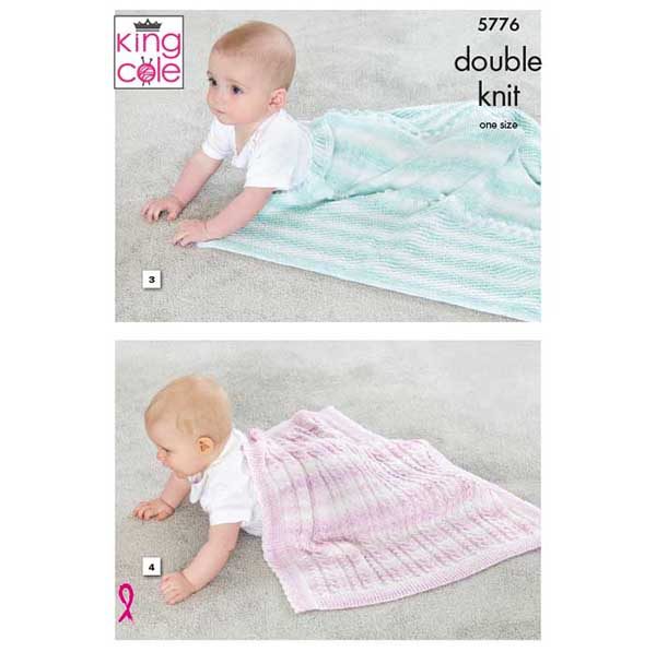 king-cole-5776-babydecken-strickanleitung-baby-pure-dk image 1