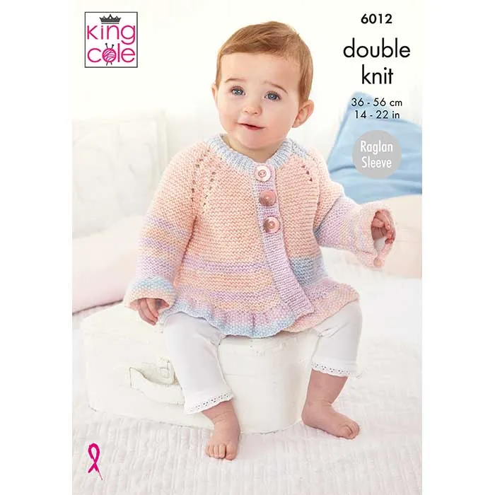king-cole-6012-baby-cardigan-strickanleitung-baby-pure-dk image 1