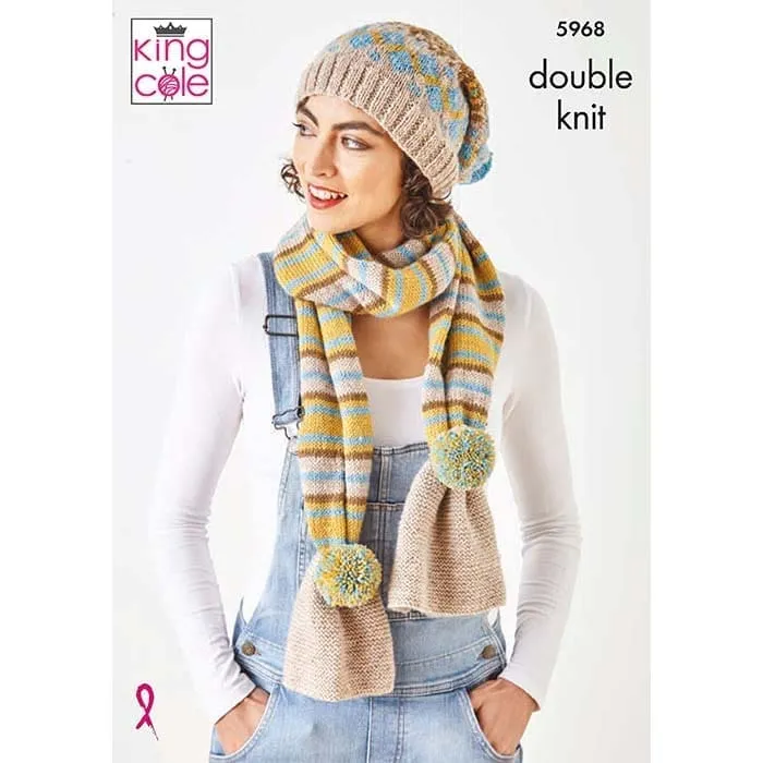 king-cole-patterns-5968-strickanleitung-accessoires-merino-dk image 1