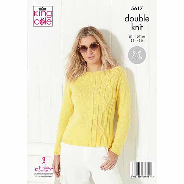 king-cole-patterns-5617-sweater-top-strickanleitung-paradise-beaches-dk image 2