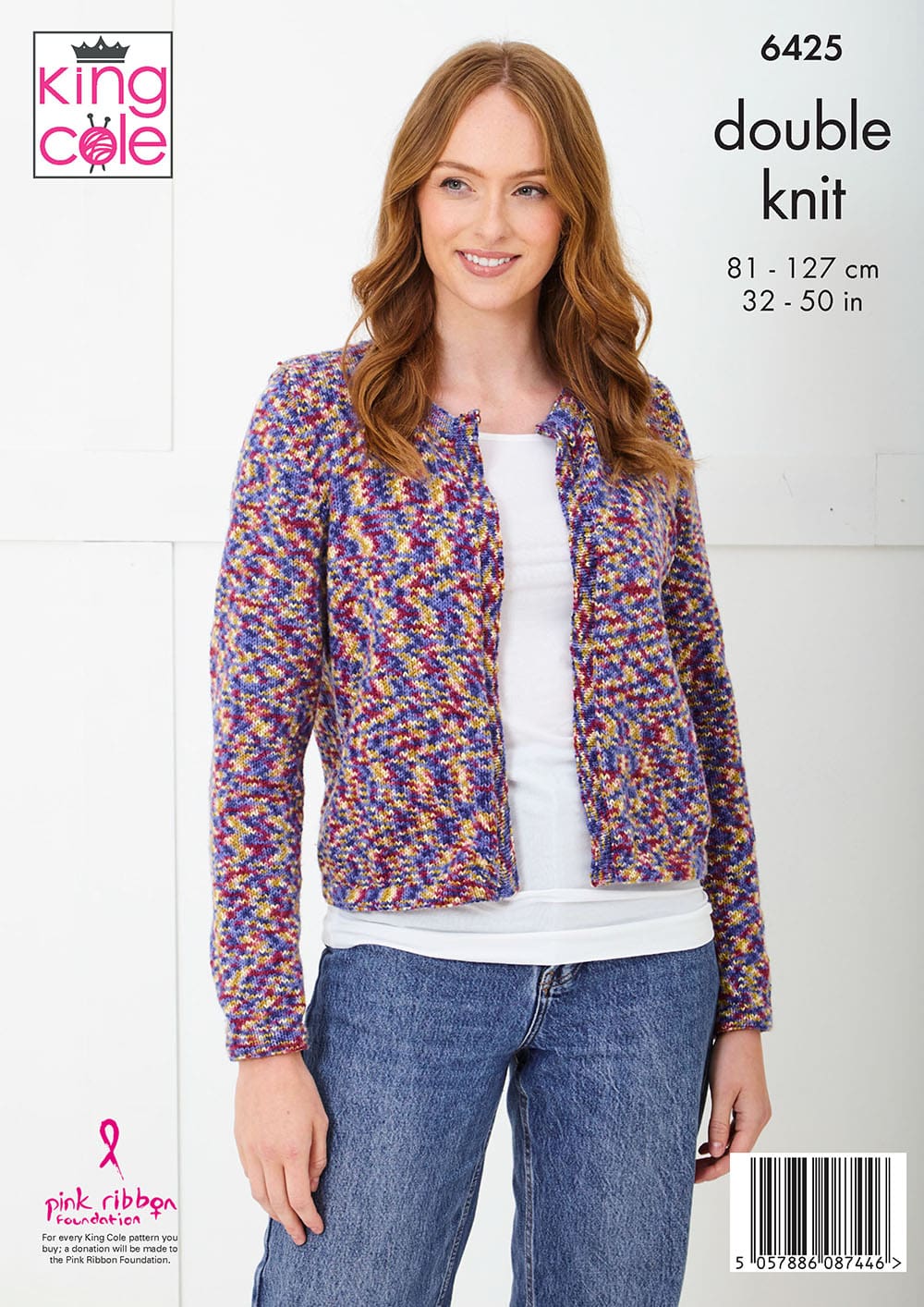 king-cole-p6425-strickanleitung-pullover-cardigan-dk image 2