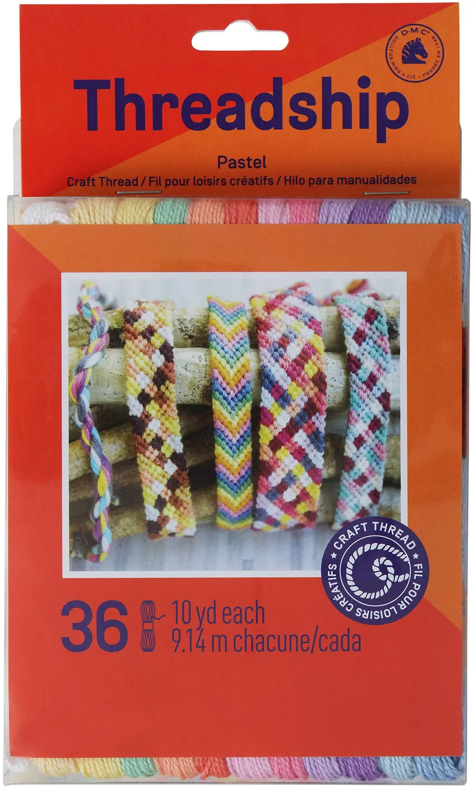 dmc-bastelgarn-36-pastell-str-nge-freundschaftsb-nder image 1