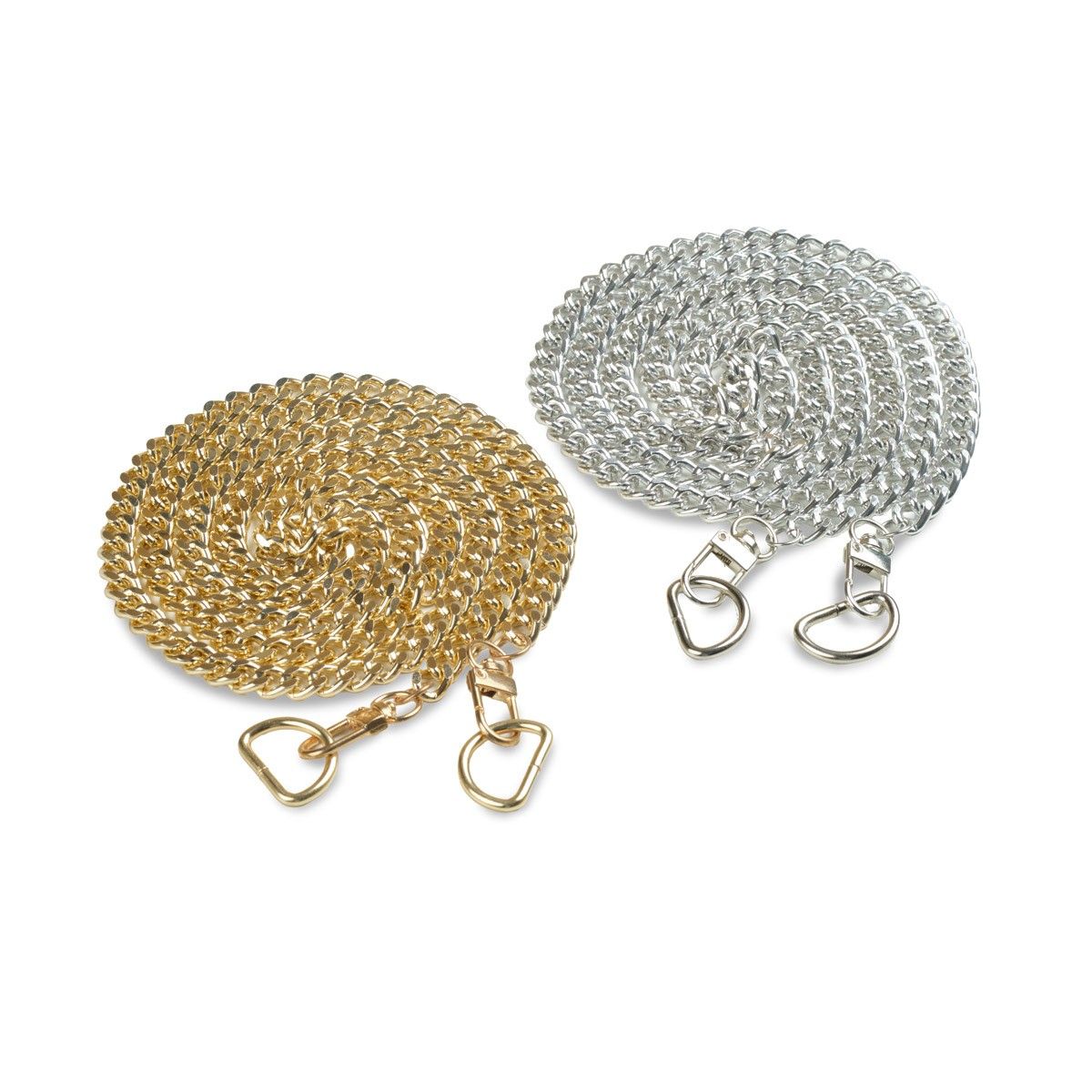 hobbii-zubeh-r-taschenkette-120-cm-metall-silber-gold-karabiner image 1