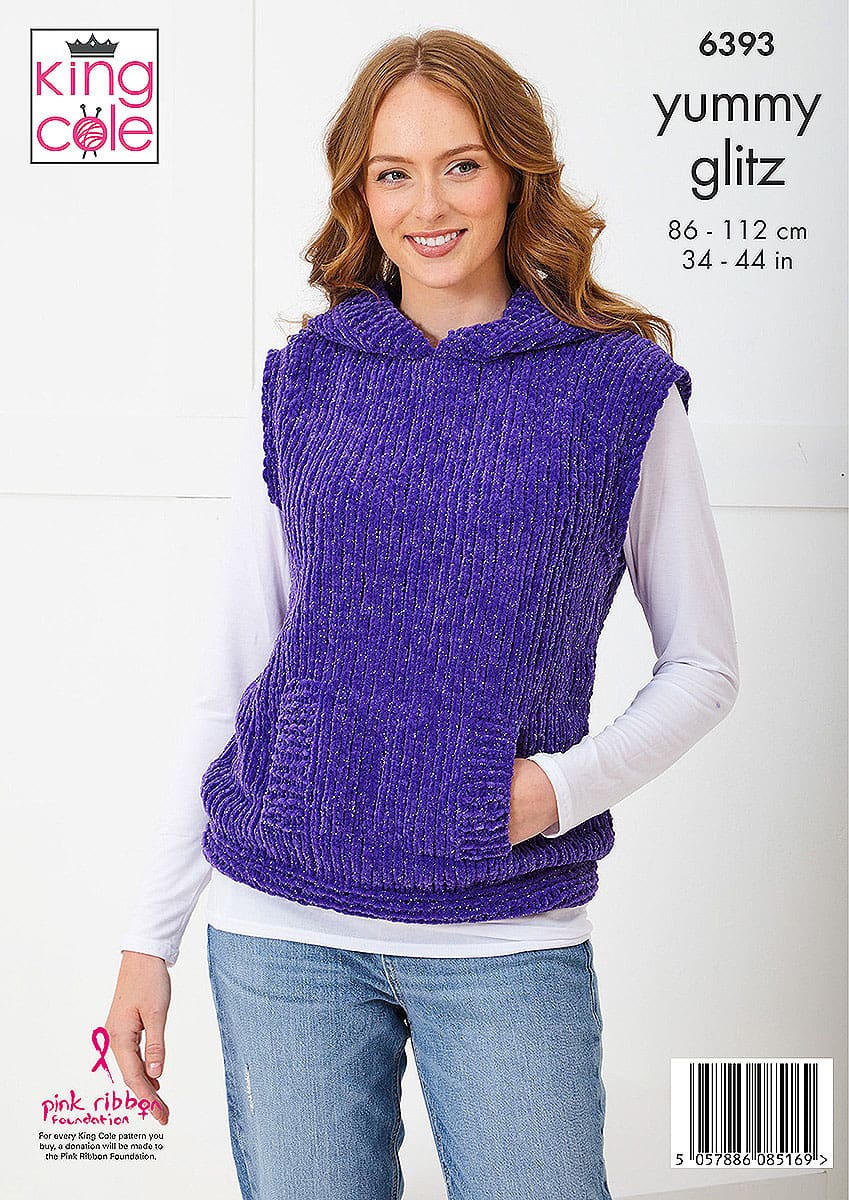 king-cole-patterns-6393-pullover-strickanleitung-yummy-glitz image 2