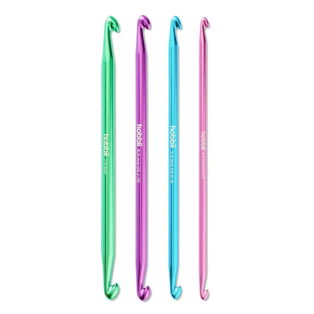 hobbii-h-kelnadeln-alu-doppeltes-tunesisches-set-14cm-4-7mm image 1