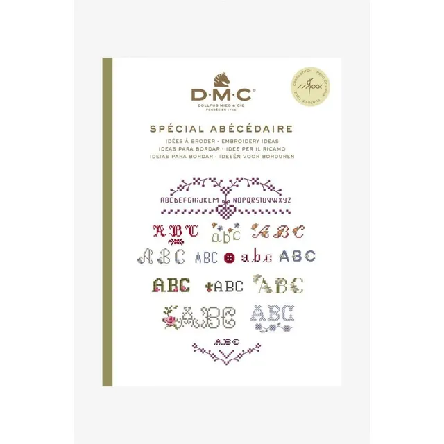 dmc-abc-kreuzstich-b-chlein-stickbuch-a6-40-seiten image 1
