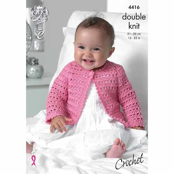 king-cole-4416-anleitung-kleid-cardigan-m-tze-cherish-dk image 1