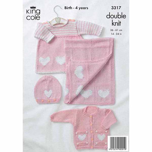 king-cole-3317-in-the-pink-strickanleitung-bamboo-cotton-dk-damen image 2