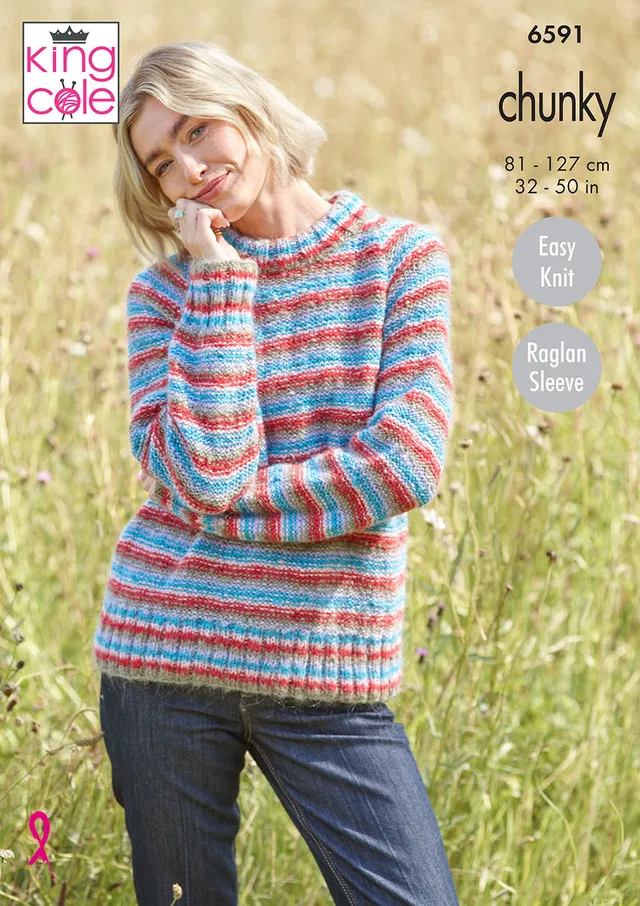 king-cole-patterns-6591-strickanleitung-cardigan-pullover image 1