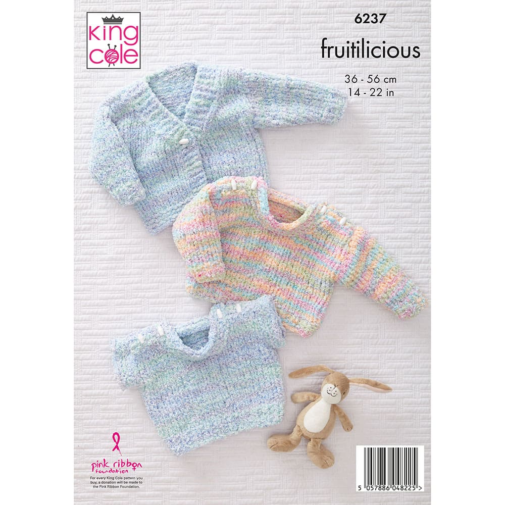 king-cole-patterns-6237-strickanleitung-baby-fruitilicious image 2