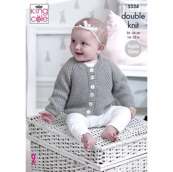 king-cole-patterns-strickanleitung-5334-comfort-dk-cardigan image 1