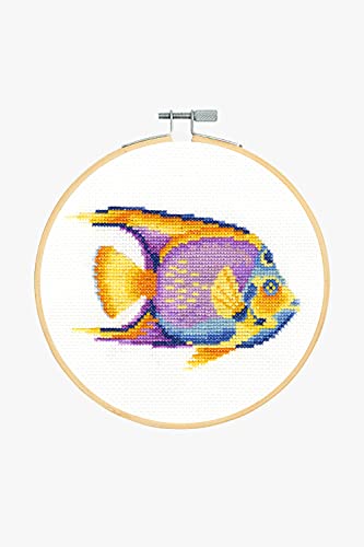 dmc-kreuzstichset-tropischer-fisch-stickbild-bunt image 3