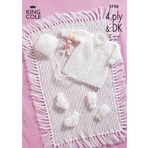 king-cole-patterns-2798-strickanleitung-baby-set-dk-4ply image 1