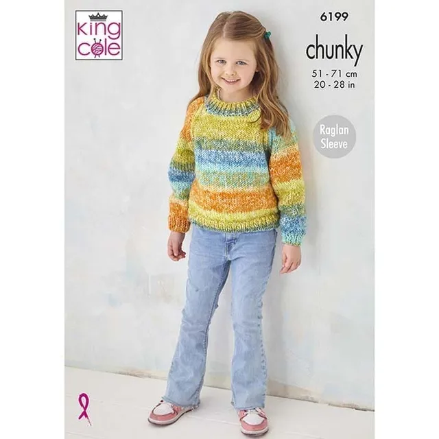 king-cole-patterns-6199-strickanleitung-cardigan-pullover-hedgerow image 1