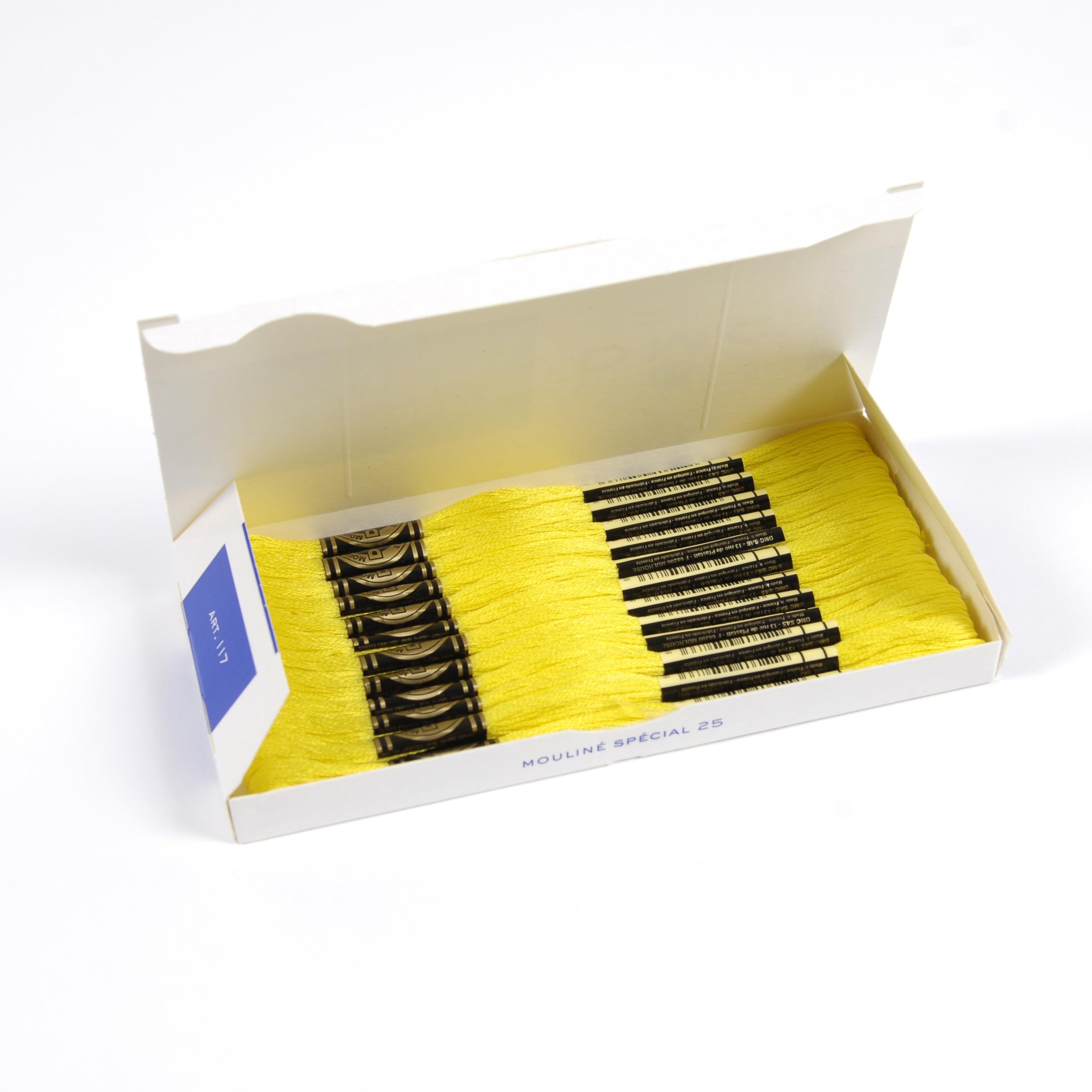 dmc-mouline-special-117mc-0307-sticktwist-gelb-8-m-baumwolle image 2