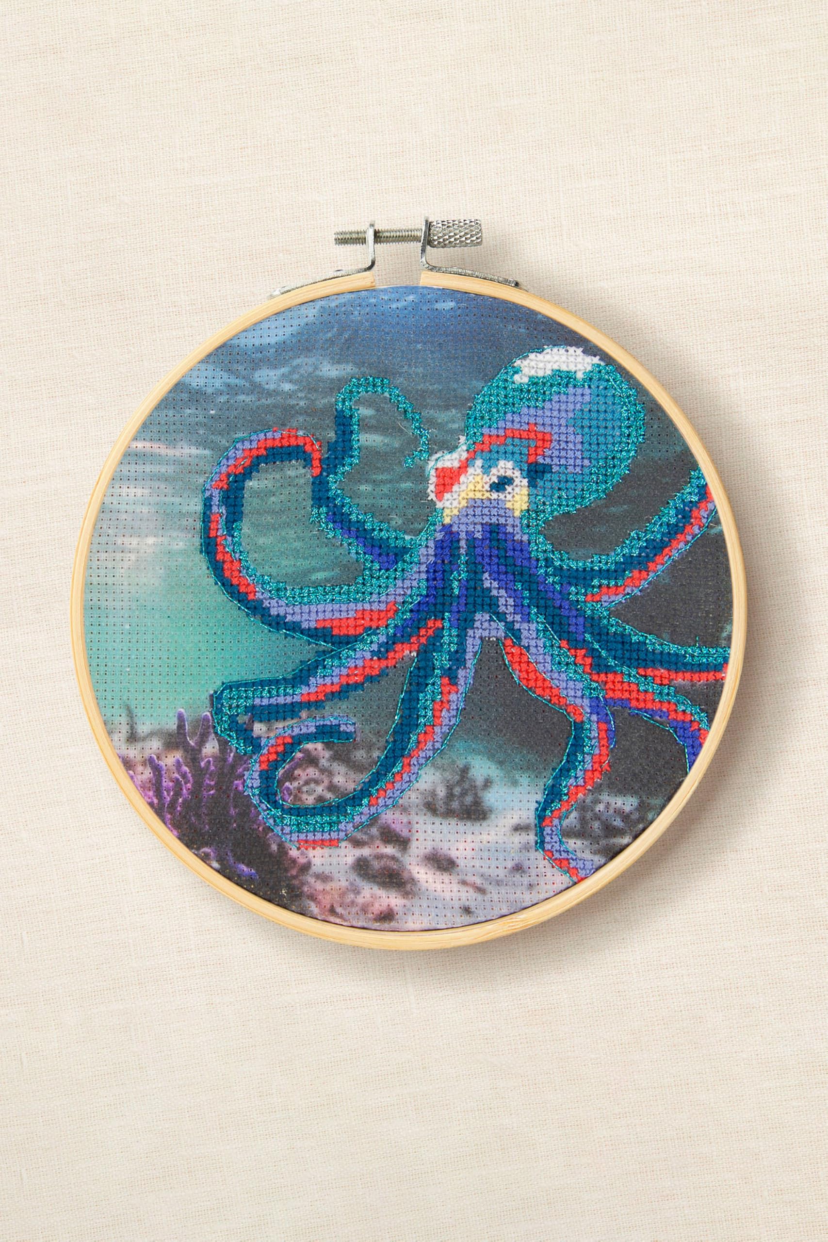dmc-moulin-sp-cial-kreuzstich-set-octopus-mittel-16cm image 2