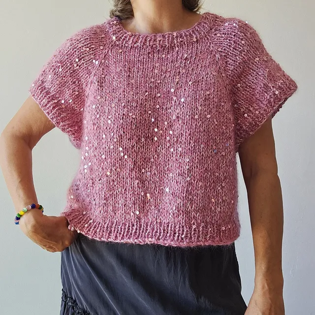 hobbii-louisa-pullunder-strickanleitung-xs-xxl-pailletten image 1