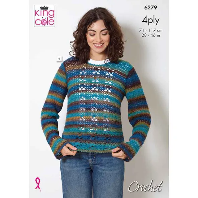 king-cole-6279-strickanleitung-accessoires-rebel-4ply-damen image 1